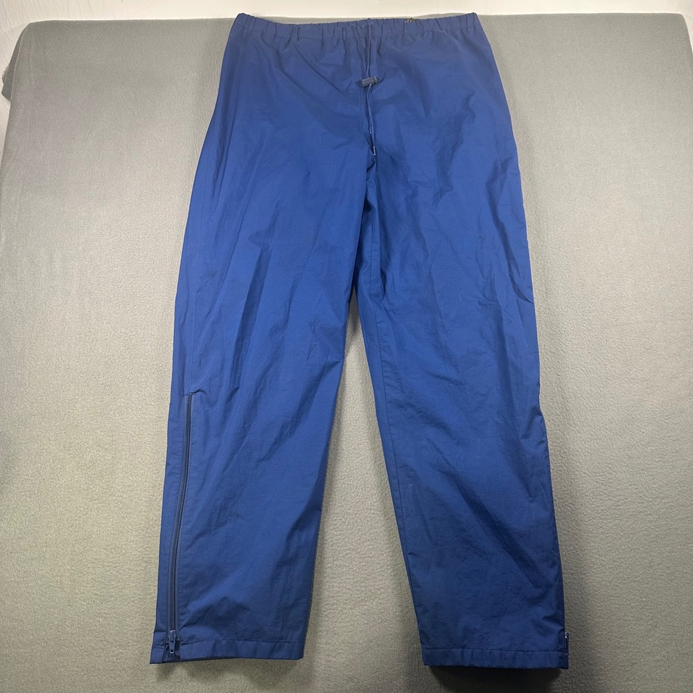 Eddie Bauer Gore-Tex Rain Pants Mens Large Blue Expedition Outfitter Hiking